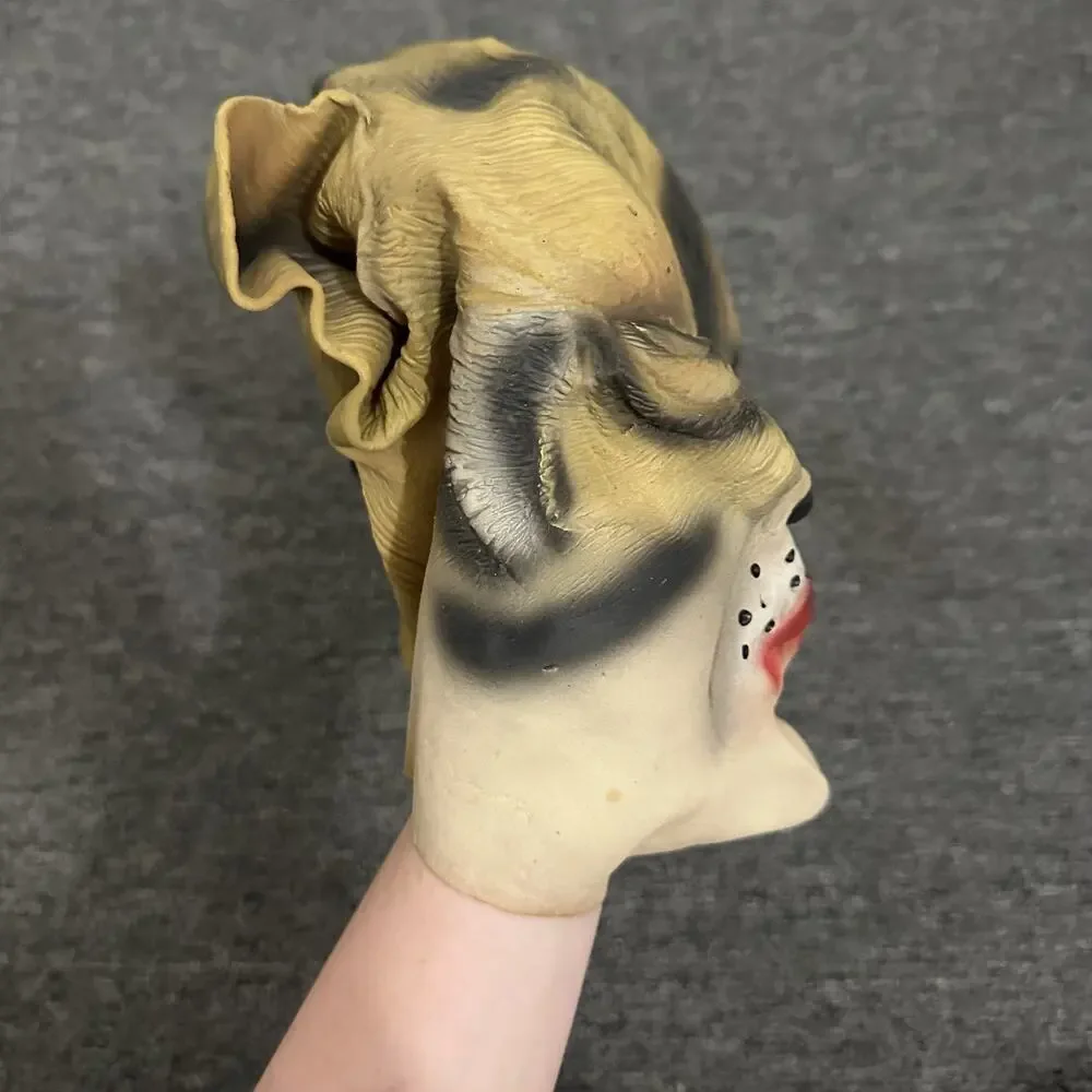 Vintage Rubber Tiger Animal Made In Sri Lanka Mask